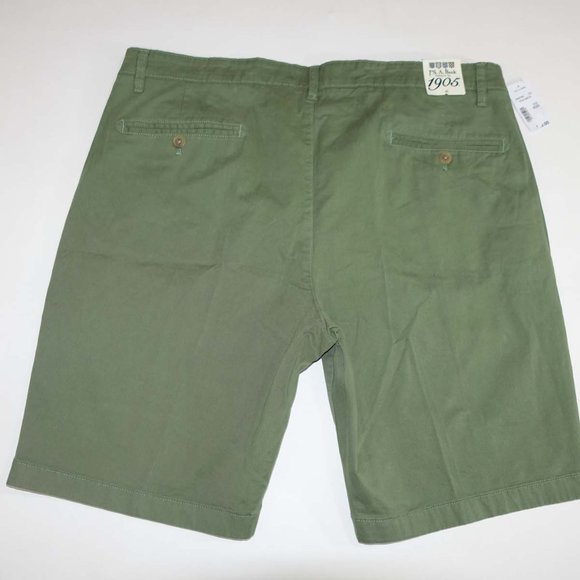 Jos. A. Bank Men's Tailored Fit Garment Dyed Shorts Size 40 NWT Green Flat Front - Picture 4 of 5
